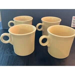 Set of 4 Fiesta Ware Coffee Mugs